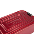 Lunchbox Quadra Rot XL – 2000 Ml Mit Dichtungsring, Herausnehmbaren Trennelement, Eloxiertem Aluminium ROMINOX GmbH