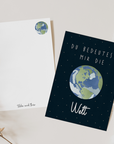 Postkarte Welt - Liebe / Jahrestag  Tilda and Theo   