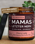 Lustige Duftkerze für Mama – Mamas Letzter Nerv, Handgemacht aus Sojawachs, Perfekt als Geschenkidee mysoy® Duftkerzen-Manufaktur
