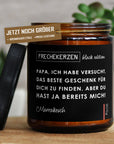 Lustige Duftkerze Für Papa – Handgemacht Aus Sojawachs In Geschenkbox – Originelles Geschenk Zum Vatertag mysoy® Duftkerzen-Manufaktur