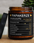 Papakerze Duftkerze Aus Sojawachs, Handgemacht, Geschenkbox, Perfektes Vatertagsgeschenk Für Papa mysoy® Duftkerzen-Manufaktur