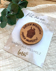Magnet aus Holz | Kühlschrankmagnet | Holzmagnet | Vollholz | Witziger Magnet | Diät | Spaß | Geschenkidee Lothi