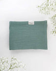 TISU Musselin Decke 65x65 cm In Dusty Mint - Weich, Atmungsaktiv, Vielseitig Und Stylish für Babys TISU