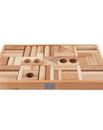 Holzblöcke Tray 54 Natur – Montessori Spielzeug Aus FSC® Holz Für Kreative Kinder Lothi