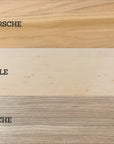 Familienschild Mit Individuell Graviertem Holzelement Und Metallring In 30 Oder 40 Cm Lothi