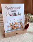 Wunderschöne Geburtskarte Für Frühlings-, Sommer-, Herbst- Und Winterbabys – Hochwertiger Druck 350g DIN A6 Lothi