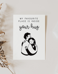 Postkarte Liebe - Inside Your Hug  Tilda and Theo   