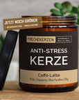 Handgemachte Anti-Stress Kerze Aus Sojawachs Mit Witzigem Spruch – Perfektes Geschenk Für Jeden Anlass mysoy‎® Duftkerzen-Manufaktur