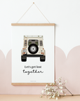 Poster Camper "Let's get lost together" - Reise & Abenteuer  Tilda and Theo   