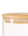 Vorratsdose aus Glas mit Holzdeckel, 550 ml  Rinkit Ltd   