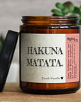 Handgemachte Sojawachs Duftkerze "Hakuna Matata" in Geschenkbox für Yoga-Fans und Anti-Stress Entspannung mysoy‎® Duftkerzen-Manufaktur Kirsch-Vanille