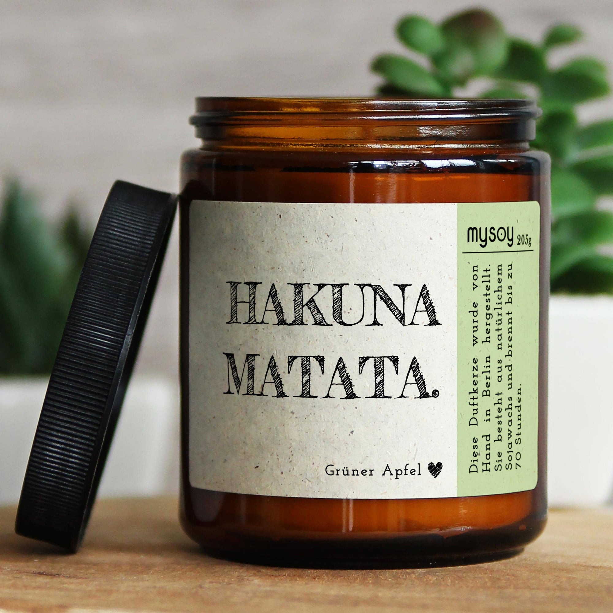 Hakuna matata.  mysoy‎® Duftkerzen-Manufaktur   