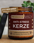 Handgemachte Anti-Stress Kerze Aus Sojawachs Mit Witzigem Spruch – Perfektes Geschenk Für Jeden Anlass mysoy‎® Duftkerzen-Manufaktur