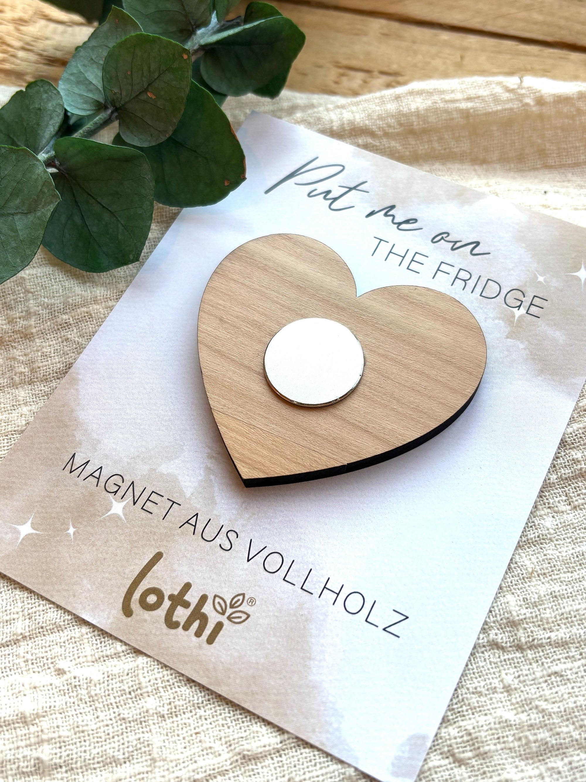 Magnet aus Holz | Kühlschrankmagnet | Holzmagnet | Vollholz | Oma | Großeltern | Geschenkidee Lothi