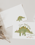Postkarte Dino - Geburtstag Dinosaurier Stegosaurus  Tilda and Theo   