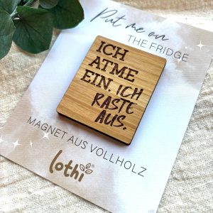 Holzmagnet Witzig Freunde