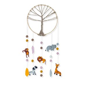 Handgefertigter DreamCatcher Afrika für Kinderzimmer