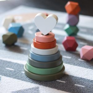 Handgefertigter Stapelturm personalisierbar