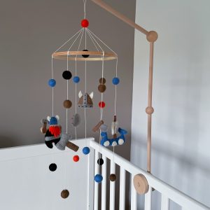 Handgefertigtes Wikinger Mobile