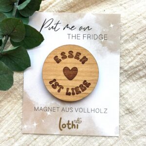 Runder Holzmagnet – personalisierbar